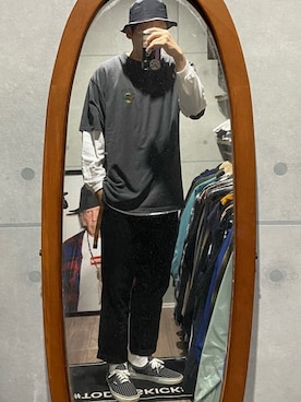 「Carhartt WIP（カーハートダブリューアイピー）のアイテム（チノパンツ）」を使った、nowhere☻さん（メンズ・180cm）の春コーディネート