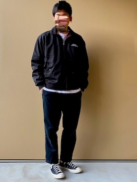 「Carhartt WIP（カーハートダブリューアイピー）のアイテム（チノパンツ）」を使った、nowhere☻さん（メンズ・180cm）の冬コーディネート