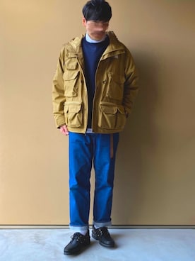 「markaware（マーカウェア）のアイテム（スウェット）」を使った、nowhere☻さん（メンズ・180cm）の冬コーディネート
