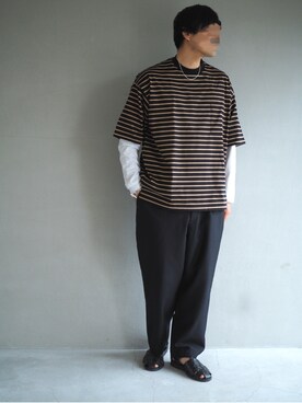 nowhere☻さん（メンズ・180cm）の春コーディネート