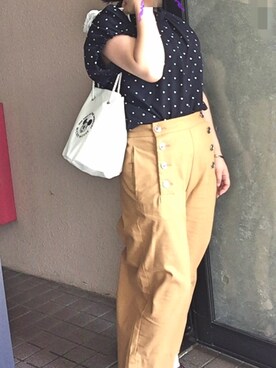 「ミッキーバッグ」｜sa-ku-raさん（レディース・150cm）の夏コーディネート