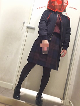 「アイテム（ドレスシューズ、グリーン系）」を使った、sa-ku-raさん（レディース・150cm）の秋コーディネート