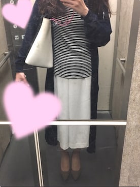 「STRAWBERRY-FIELDS（ストロベリーフィールズ）のアイテム（Tシャツ/カットソー）」を使った、ri***さん（レディース・157cm）の夏コーディネート