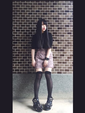 「ニーハイソックス」｜ナナさん（レディース・150cm）の夏コーディネート