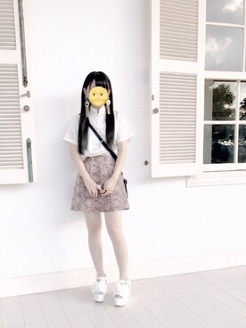 「アイテム（ピアス（両耳用））」を使った、ナナさん（レディース・150cm・20代）の秋コーディネート
