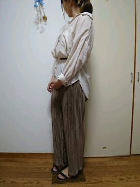 「minia（ミニア）のアイテム」を使った、はーちゃん🐻さん（レディース・165cm）の夏コーディネート