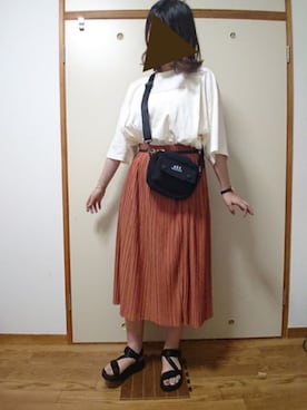 「ピクニック」｜「アイテム（その他）」を使った、はーちゃん🐻さん（レディース・165cm）の夏コーディネート