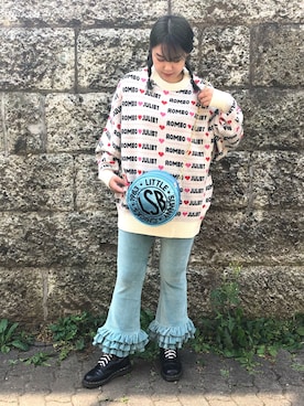 「L.H.P（エルエイチピー）のアイテム（ニット/セーター）」を使った、モリナガ  ナツキさん（レディース・161cm）の秋コーディネート