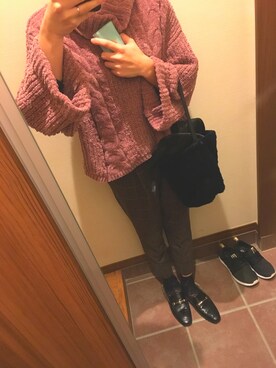 「Samantha Thavasa（サマンサタバサ）のアイテム（キーケース/キーアクセサリー）」を使った、anさん（レディース・160cm）の秋コーディネート