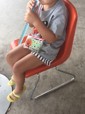 so_☺︎さん（キッズ・90cm）の夏コーディネート