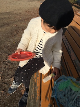 so_☺︎さん（キッズ・100cm）の秋コーディネート