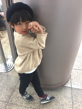 so_☺︎さん（キッズ・110cm）の冬コーディネート