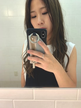 「SLOBE IENA（スローブイエナ）のアイテム（ジャンパースカート）」を使った、so_☺︎さん（レディース・153cm）の夏コーディネート