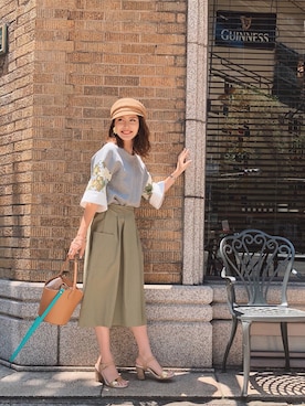「Re.Verofonna（ヴェロフォンナ）のアイテム」を使った、mariさん（レディース・164cm）の夏コーディネート