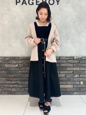 「小柄女子」｜ちゃんゆみさん（レディース・148cm・20代）の春コーディネート