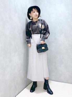 ちゃんゆみさん（レディース・148cm）の冬コーディネート