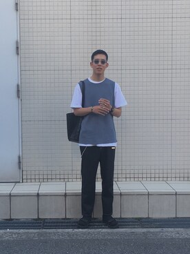 「シティーボーイ」｜Ryutaro.さん（メンズ・178cm）の夏コーディネート