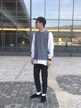 「ACAPULCO GOLD（アカプルコゴールド）のアイテム」を使った、Ryutaro.さん（メンズ・178cm）の春コーディネート