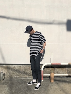 「ACAPULCO GOLD（アカプルコゴールド）のアイテム」を使った、Ryutaro.さん（メンズ・178cm）の春コーディネート
