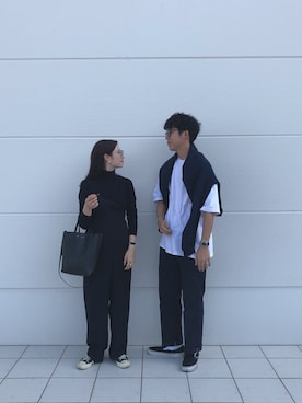「アイテム（チノパンツ）」を使った、Ryutaro.さん（メンズ・178cm・20代）の秋コーディネート