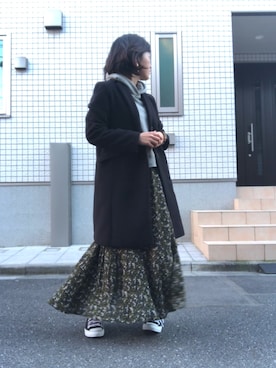 haru☺︎ママさん（レディース・157cm）の冬コーディネート