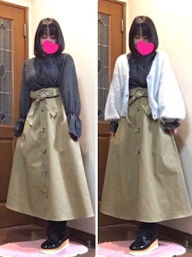 ピーチちゃん🍑さん(レディース・151cm)の冬コーディネート