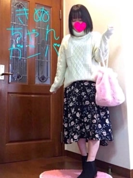ピーチちゃん🍑さん（レディース・151cm）の冬コーディネート