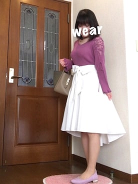 ピーチちゃん🍑さん（レディース・151cm）の春コーディネート