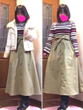 「ドレスシューズ」｜「アイテム（福袋/福箱）」を使った、ピーチちゃん🍑さん（レディース・151cm）の冬コーディネート