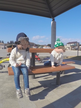 RRさん（キッズ・120cm）の秋コーディネート