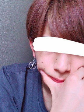 「VINTAGE（ヴィンテージ）のアイテム（ピアス（片耳用））」を使った、まっつーさん（メンズ・177cm）の秋コーディネート