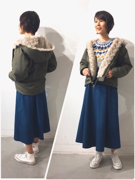 HaNaさん（レディース・160cm）の秋コーディネート