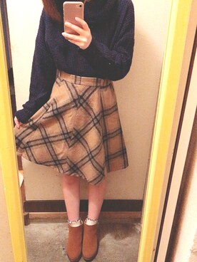 盛り塩ねぇさんさん（レディース・154cm）の冬コーディネート