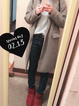 盛り塩ねぇさんさん（レディース・154cm）の冬コーディネート