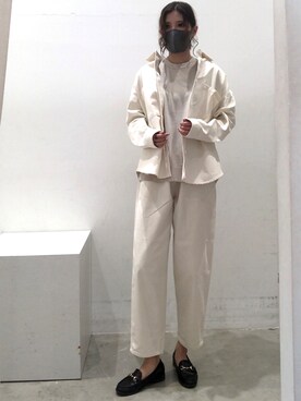 「koe（コエ）のアイテム（ジャケット/アウター）」を使った、ayaさん（レディース・172cm）の冬コーディネート