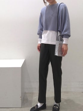 「koe（コエ）のアイテム」を使った、ayaさん（レディース・172cm）の冬コーディネート