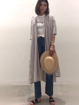 ayaさん（レディース・172cm）の春コーディネート