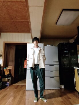 たんたんさん（メンズ・178cm）の夏コーディネート