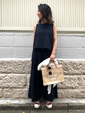 つのちゃん/スタッフさん(レディース・154cm)の春コーディネート