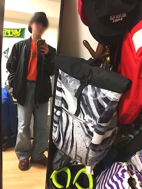 「TOPMAN（トップマン）のアイテム（キャップ）」を使った、ケポップさん（メンズ・170cm）の冬コーディネート