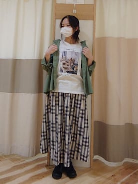 「ジャケット×スカート」｜Kahoさん（レディース・158cm）の春コーディネート