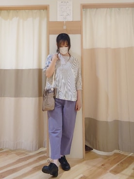 「涼しげ」｜Kahoさん（レディース・158cm）の春コーディネート