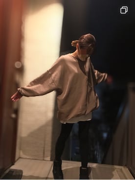 「レギンスコーデ」｜「アイテム（ブーツ）」を使った、おきゅさん（レディース・167cm）の冬コーディネート