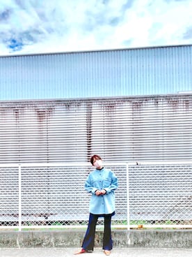 「ノーカラージャケット」｜HARUNAさん（レディース・168cm）の冬コーディネート