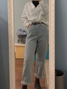 「GUIDI（グイディ）のアイテム」を使った、致命蝎尾さん（レディース・172cm）の秋コーディネート