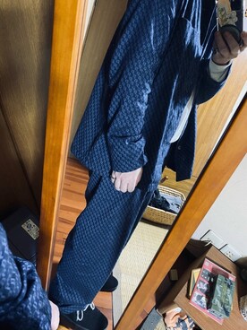 「パジャマ」｜「アイテム（オールインワン・サロペット）」を使った、Pissさん（メンズ・175cm）の春コーディネート