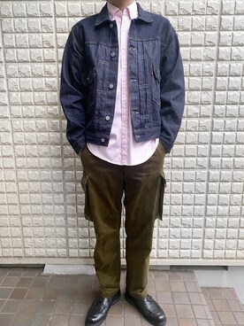 スガシュンスケさん（メンズ・183cm）の秋コーディネート