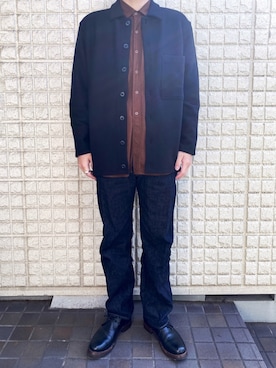 スガシュンスケさん（メンズ・183cm）の秋コーディネート