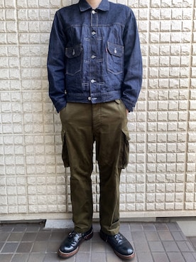 スガシュンスケさん（メンズ・183cm）の秋コーディネート