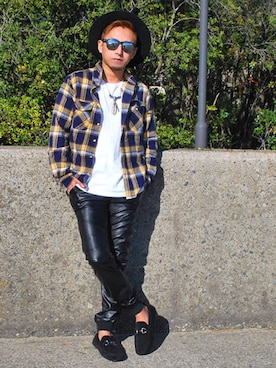 「ジョカーパンツ」｜「アイテム（その他）」を使った、tatsuyaさん（メンズ・163cm）の冬コーディネート
